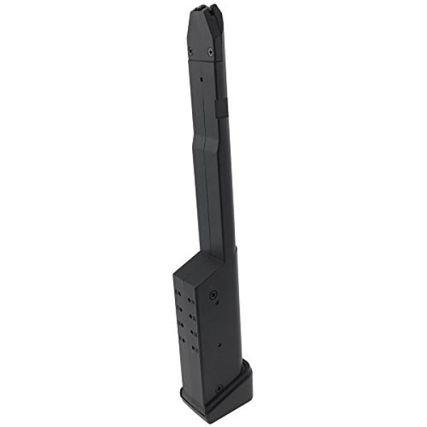 SportPro Airsoft Gun Magazine 4 SportPro 90 Round Polymer High Capacity Magazine for AEP G18C Airsoft - Black