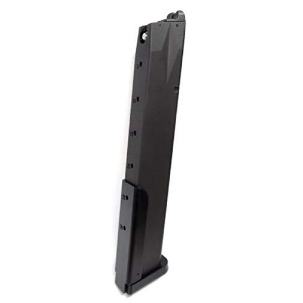 KWA Airsoft Gun Magazine 4 KWA M9 PTP & M93RII Extended Gas Magazine NS2 Airsoft 48 round