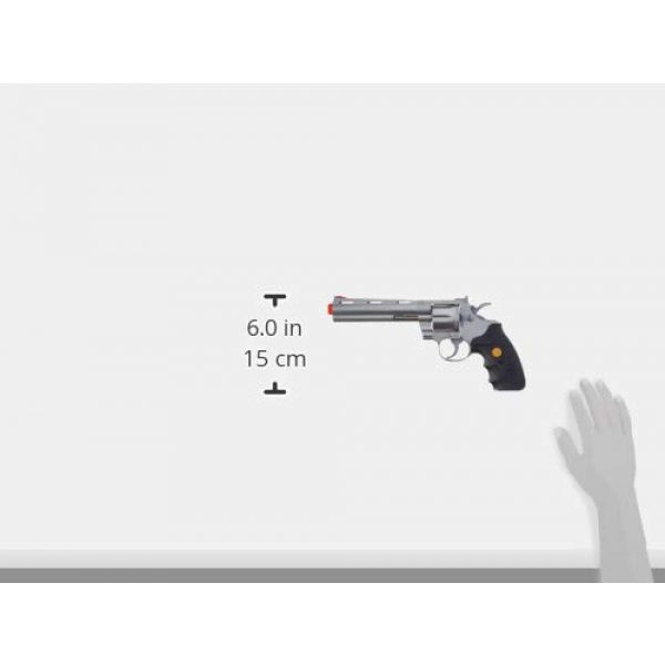 TSD Airsoft Pistol 3 TSD Sports UA938S 6 Inch Spring Powered Airsoft Revolver (Silver)