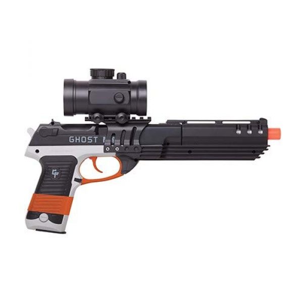 Game Face Airsoft Pistol 1 GameFace GFM39PG-CA Ghost Mayhem Spring-Powered Single-Shot Airsoft Pistol, California Compliant