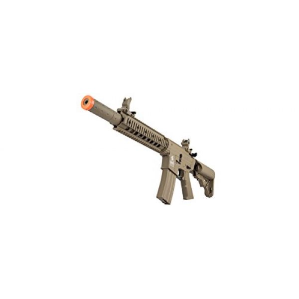 Lancer Tactical Airsoft Rifle 5 Lancer Tactical M4 Gen 2 AEG Electric Airsoft Rifle Gun - Tan