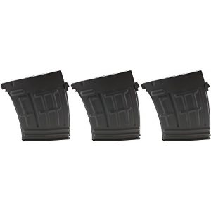 SportPro Airsoft Magazine 1 SportPro CYMA 80 Round Metal Medium Capacity Magazine for AEG Dragunov SVD 3 Pack Airsoft Black