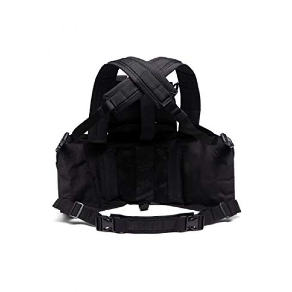 MINGWANG Airsoft Tactical Vest 3 MINGWANG Tactical Vest Outdoor Training Chest Rigs,Airsoft Vest Gear Adjustable Combat Vest