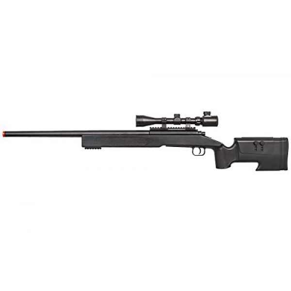 ASG Airsoft Rifle 2 ASG McMillian Sportline M40A3 Bolt Action Spring Sniper Airsoft Rifle (Black)