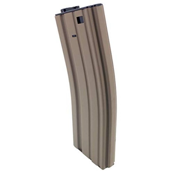 SportPro Airsoft Gun Magazine 4 SportPro Jing Gong 450 Round Metal High Capacity Magazine for AEG M4 M16 3 Pack Airsoft Tan