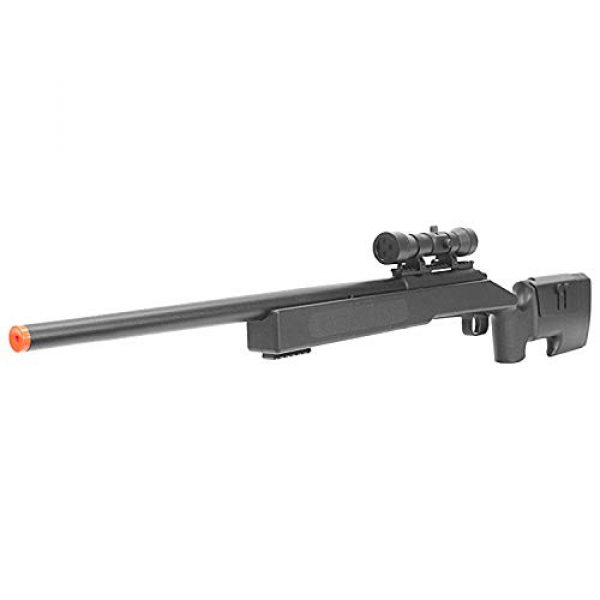 BBTac Airsoft Rifle 3 BBTac Airsoft Sniper Rifle M62 - Bolt Action Powerful Spring Airsoft Gun, Extreme Powerful FPS with .20g 6mm BBS