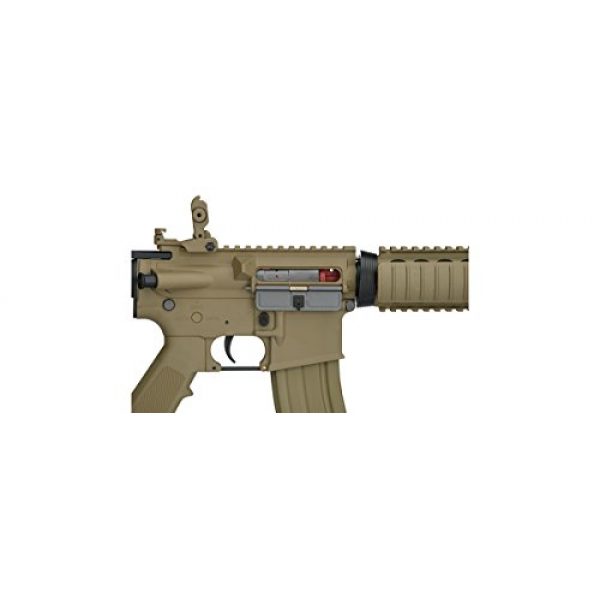 Lancer Tactical Airsoft Rifle 3 UKARMS Lancer Tactical MK18 MOD 0 AEG FIELD Metal Gears Airsoft Gun Rifle w 9.6v Battery & Charger (Tan High Velocity)