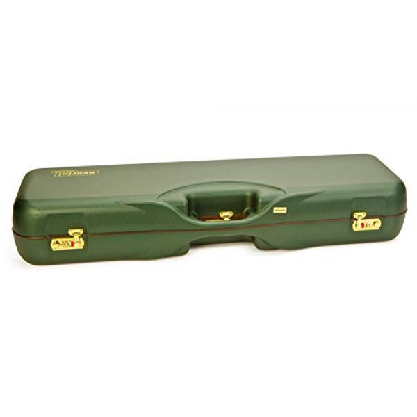 Negrini Cases Airsoft Gun Case 4 Negrini Cases 1646LR-3C/4733 Shotgun Case for O/U ABS/1 Gun/3 Barrels to 34 5/8-Inch/Med-Rib, Green/Brown
