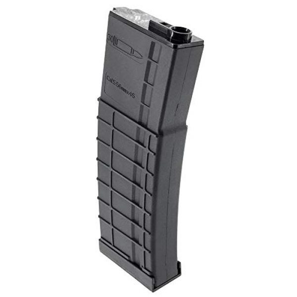 SportPro Airsoft Gun Magazine 2 SportPro CYMA 150 Round Polymer Thermold Waffle Medium Capacity Magazine for AEG M4 M16 Airsoft - Black