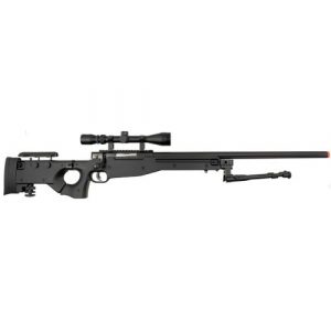 Well Airsoft Rifle 1 Well l96 spring sniper airsoft rifle w/ bi-pod and scope(Airsoft Gun)