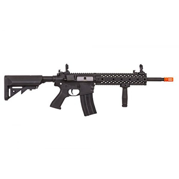 Lancer Tactical Airsoft Rifle 3 Lancer Tactical LT-12B-G2 Gen 2 RIS M4 Carbine AEG Airsoft Rifle (Black)