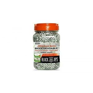 Black Ops Airsoft BB 1 AirSoft Black Ops .20 g Biodegradable BBS - 5,000 Triple Polished Competition
