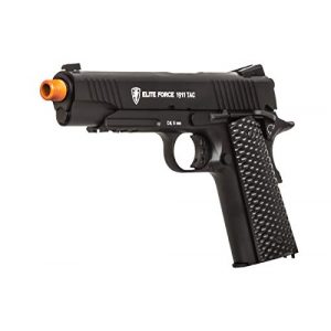 Elite Force Airsoft Pistol 1 Elite Force 1911 Gen 3 Tactical CO2 Blowback Airsoft Pistol (Black)
