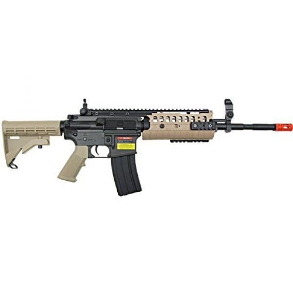 Jing Gong (JG) Airsoft Rifle 2 JG full metal gearbox desert tan aeg w/ integrated rail and high performance tight bore barrel - newest enhanced model by jg(Airsoft Gun)