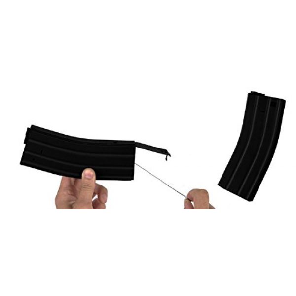 Lancer Tactical Airsoft Gun Magazine 2 Airsoft 360 Round M4 High Capacity Flash Magazine