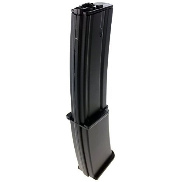 SportPro Airsoft Gun Magazine 5 SportPro Well 145 Round Polymer High Capacity Magazine for AEG MP7 3 Pack Airsoft - Black