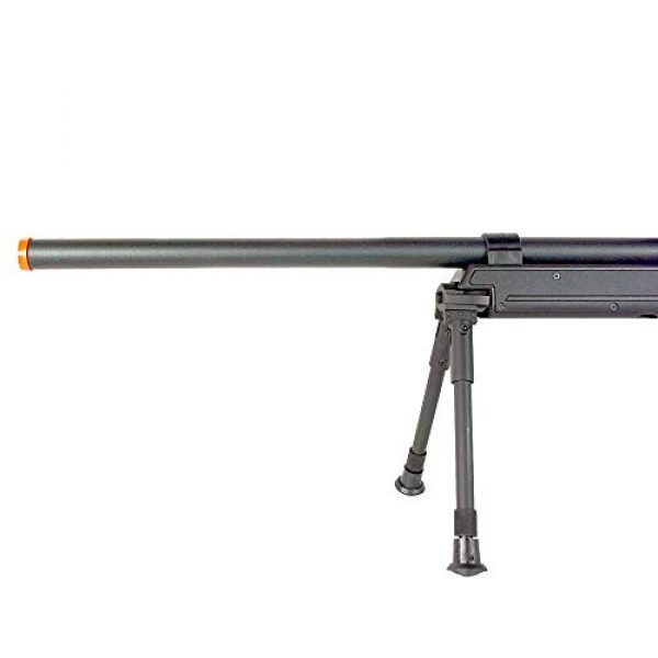 BBTac Airsoft Rifle 5 BBTac Powerful And Precision Spring Airsoft Sniper Rifle Gun, Heavy Weight with 3x Scope and Bipod