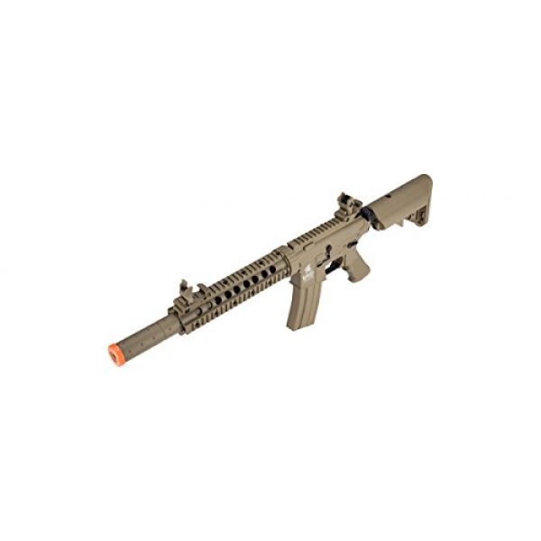 Lancer Tactical Airsoft Rifle 6 Lancer Tactical M4 Gen 2 AEG Electric Airsoft Rifle Gun - Tan