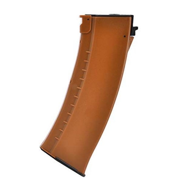 LCT Airsoft Airsoft Gun Magazine 1 LCT Airsoft LCT AK Series AEG 130 Round Airsoft Mid-capacity BB Magazine - ORANGE