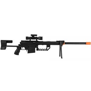 UKARMS Airsoft Rifle 1 UKARMS P1200 M200 Airsoft Sniper Rifle (Black) FPS 330