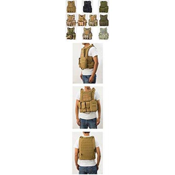 ATAIRSOFT Airsoft Tactical Vest 4 ATAIRSOFT Molle Tactical Airsoft Paintball Vest