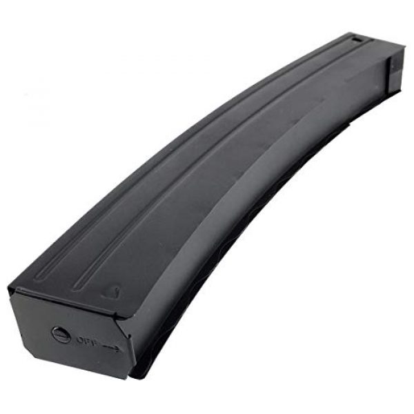 AMRY FORCE Airsoft Gun Magazine 7 AMRY FORCE SportPro 110 Round Metal Medium Capacity Magazine for AEG Sterling Airsoft - Black