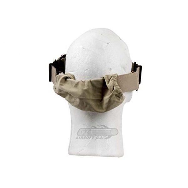 Lancer Tactical  4 Lancer Tactical CA-223T Vented Safety Airsoft Goggles w/ Interchangeable Multi Lens Kit (Desert Tan), Includes Smoked, Clear, & Yellow Lens