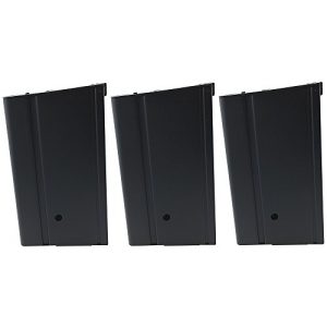 SportPro Airsoft Gun Magazine 1 SportPro 400 Round Metal High Capacity Magazine for AEG M14 3 Pack Airsoft Black
