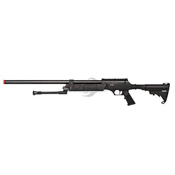 Well Airsoft Rifle 4 Well Full Metal ASR MB06 SR-2 Bolt Action Sniper Rifle Airsoft Gun (Black/ Bipod Package)