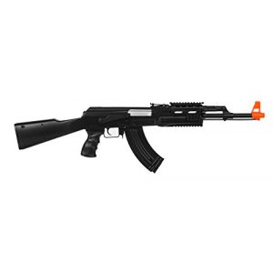 UKARMS Airsoft Rifle 1 UKARMS AK-47 AEG Semi/Full Auto Electric Airsoft Rifle Gun High Capacity Magazine FPS 150