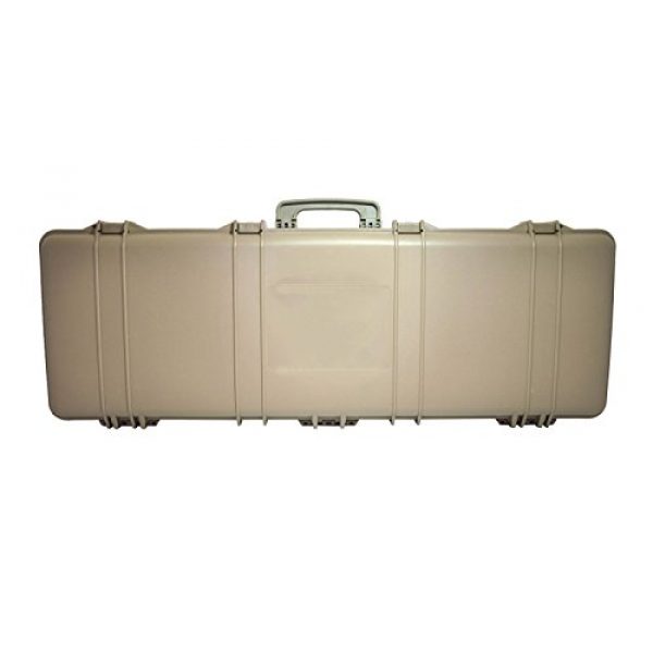 SRC Rifle Case 1 SRC Airsoft Rifle Gun Foam Padded Plastic Carrying Gun Case Tan 105cm 41 Inches Large