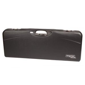 Negrini Cases Airsoft Gun Case 1 Negrini Cases 1652LR-TS/5040 Shotgun Case for O/U ABS/1 Gun/1 Barrel up to 33 1/2-Inch with 3 Tube Set, Black/Blue