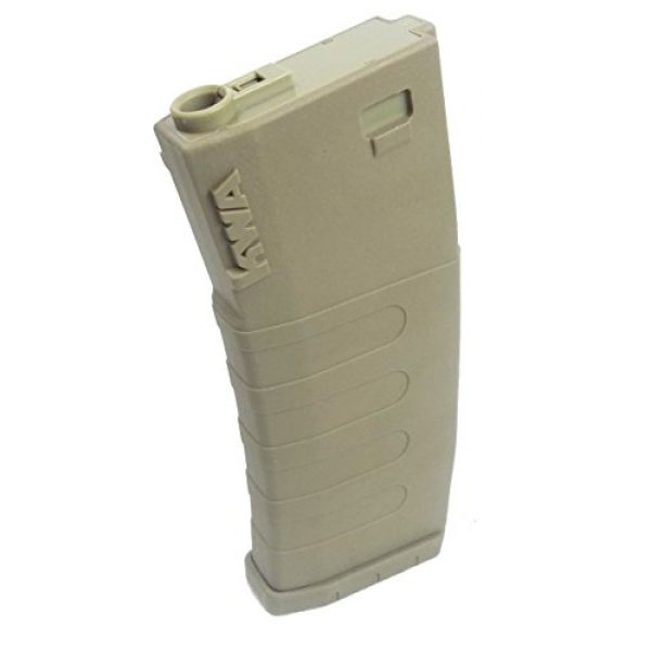 KWA Airsoft Gun Magazine 1 KWA Airsoft M14/M16 Mid-Cap 120 Rounds Polymer Magazine Dark Earth (1 Piece)