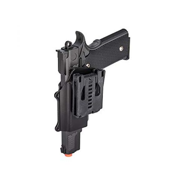 UKARMS Airsoft Pistol 6 UKARMS Galaxy G20H Full Metal M945 Airsoft Spring Hand Gun with Quick Release Holster