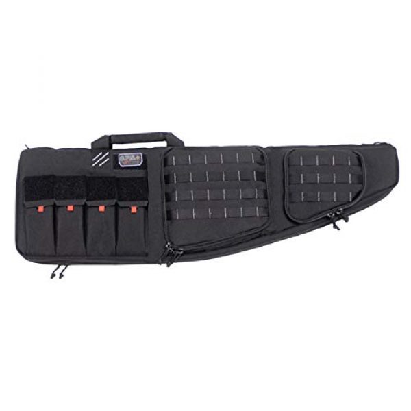 G5 Outdoors Rifle Case 1 G. Outdoor Products G.P.S. Tactical GPS-T43ARDB AR Case Holds 2 Ar's & Handgun Black, Hand Gun