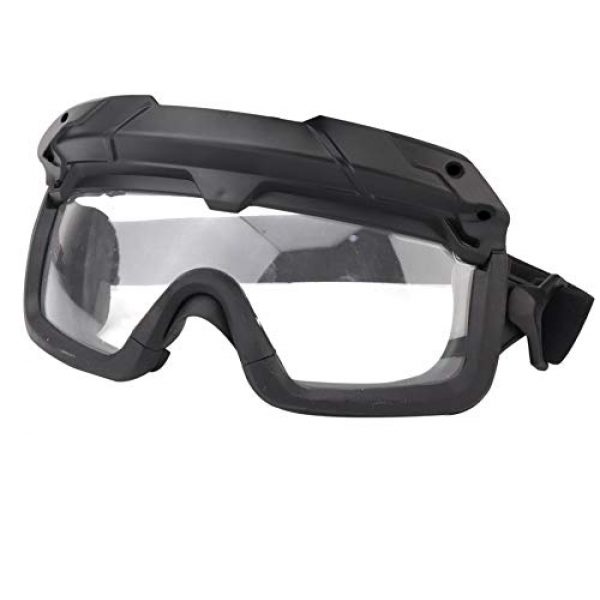 Jadedragon 2 Airsoft Goggles Tactical Safety Goggles Impact Resistance Hunting Eyewear with Dual Mode Wearing methodfor Paintball Riding Shooting Hunting