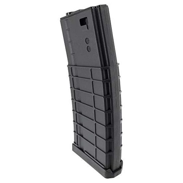 SportPro Airsoft Gun Magazine 3 SportPro CYMA 150 Round Polymer Thermold Waffle Medium Capacity Magazine for AEG M4 M16 Airsoft - Black
