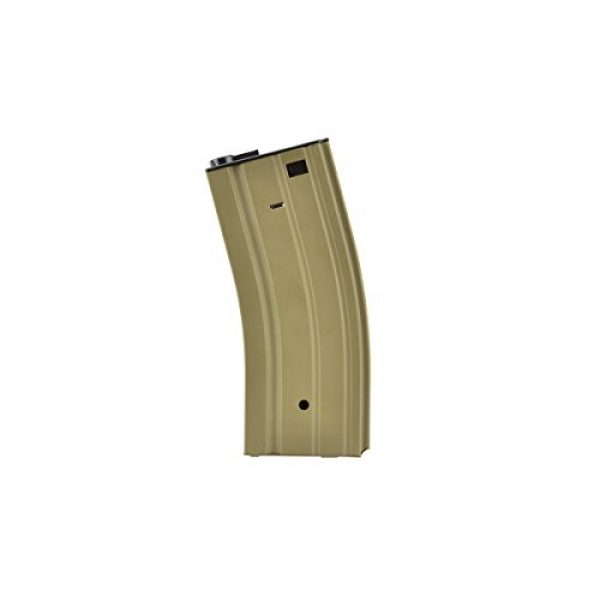 Golden Eagle Airsoft Gun Magazine 1 Golden Eagle Air Soft Airsoft Gameplay BB Airsoft Magazine M4 AEG 300rd High Capacity - Tan Airsoft Use