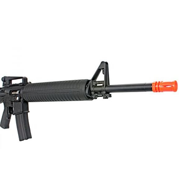 MetalTac M16A3 Airsoft Rifle Electric Airsoft Gun with Metal Gearbox Version 2, Full Auto AEG, Powerful Spring 415 Fps with .20g BBS - Image 6