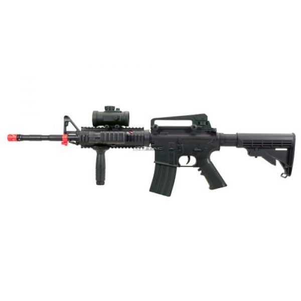 BBTac Airsoft Rifle 4 BBTac M83 Full Auto Electric Power Airsoft Gun LPEG/250 FPS/Red Dot Sight/Flash Light