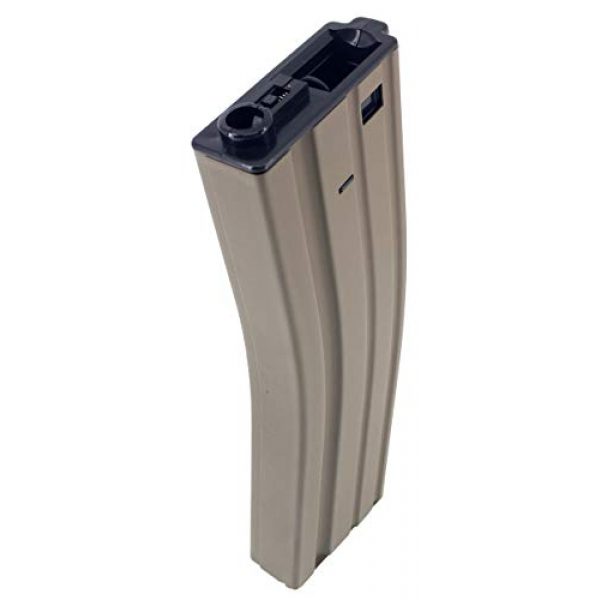 SportPro Airsoft Gun Magazine 3 SportPro Jing Gong 450 Round Metal High Capacity Magazine for AEG M4 M16 3 Pack Airsoft Tan