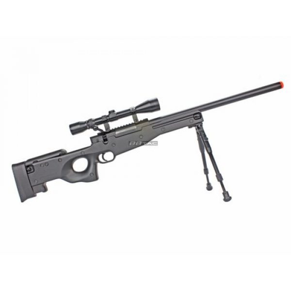 BBTac Airsoft Rifle 3 BBTac BT59 Airsoft Sniper Rifle Bolt Action Type 96 Airsoft Gun with 3X Rifle Scope and Aluminum Bipod