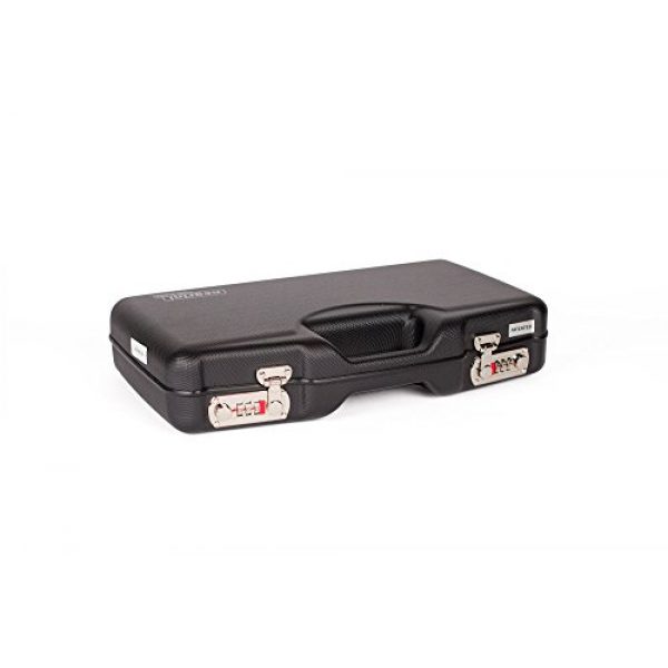 Negrini Cases Airsoft Gun Case 4 Negrini Cases 2018SR/5126 Dedicated 1911 Handgun Case, Black/Black