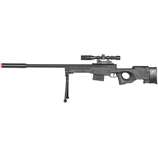 BBTac Airsoft Rifle 2 BBTac Airsoft Sniper Rifle Gun - Powerful Spring Loaded Easy to use, Great for Starter Pack Game Play