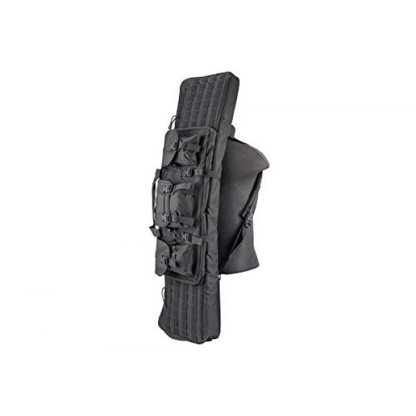 Lancer Tactical Rifle Case 7 Lancer Tactical 48" Double Gun Bag 600D PVC MOLLE Belt Rifle Bag
