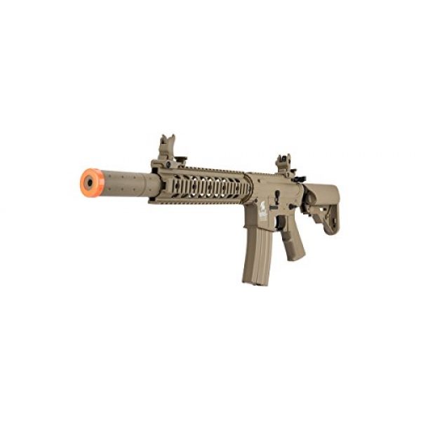 Lancer Tactical Airsoft Rifle 3 Lancer Tactical M4 Gen 2 AEG Electric Airsoft Rifle Gun - Tan