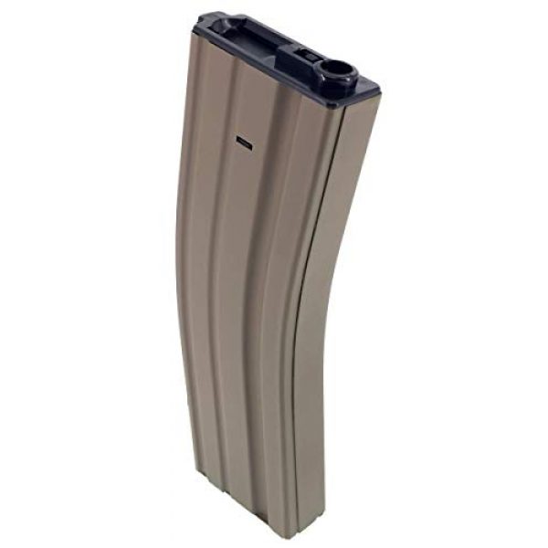 SportPro Airsoft Gun Magazine 2 SportPro Jing Gong 450 Round Metal High Capacity Magazine for AEG M4 M16 3 Pack Airsoft Tan