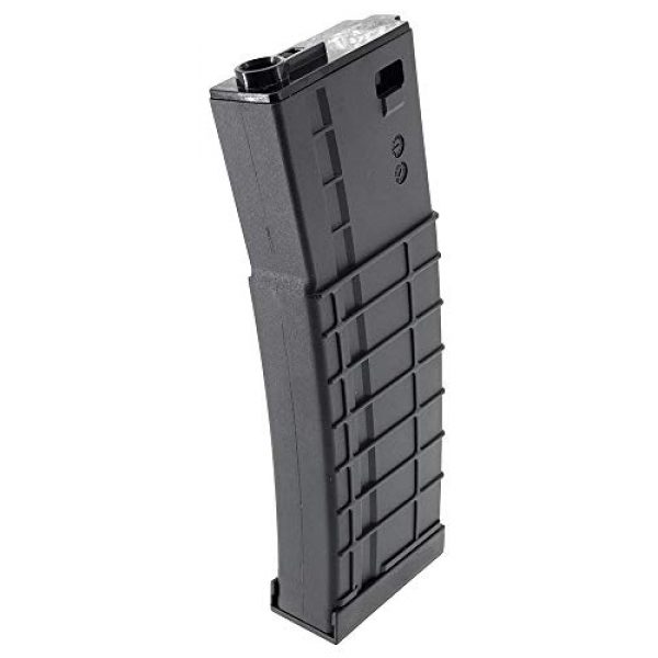 SportPro Airsoft Gun Magazine 1 SportPro CYMA 150 Round Polymer Thermold Waffle Medium Capacity Magazine for AEG M4 M16 Airsoft - Black
