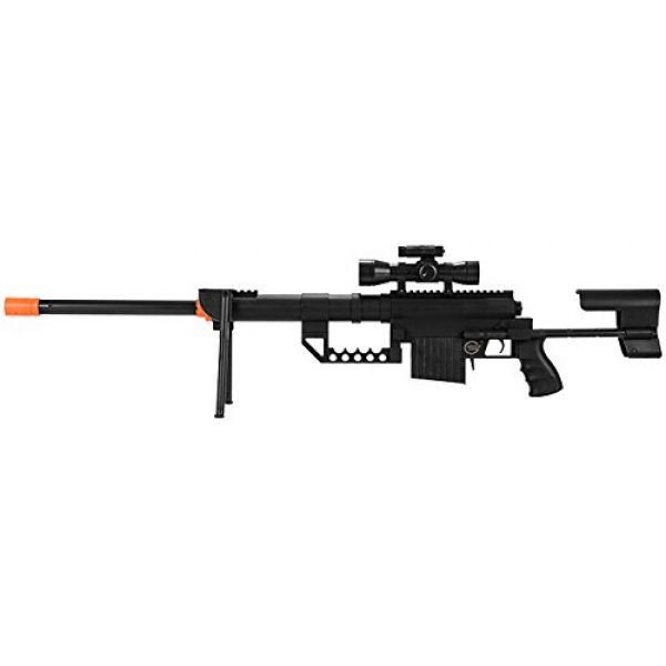 UKARMS Airsoft Rifle 2 UKARMS P1200 M200 Airsoft Sniper Rifle (Black) FPS 330