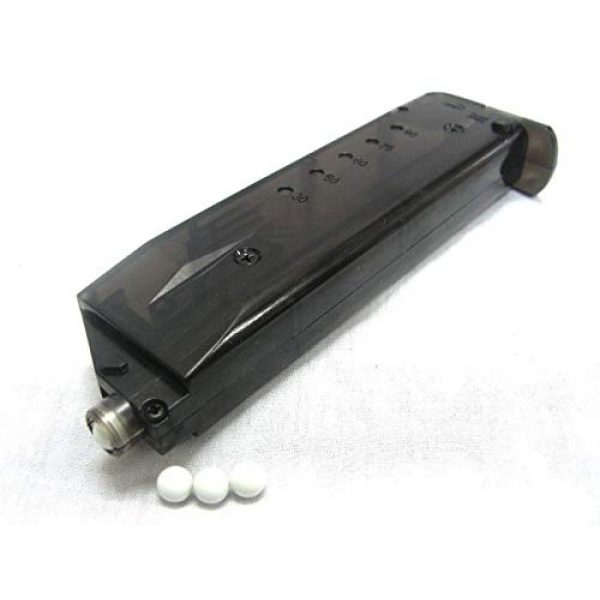 SRC Airsoft Pistol 4 HI-CAPA 5.1 Green Gas Airsoft Pistol Free Speed Loader BBS and Gun Case [Airsoft Blowback]